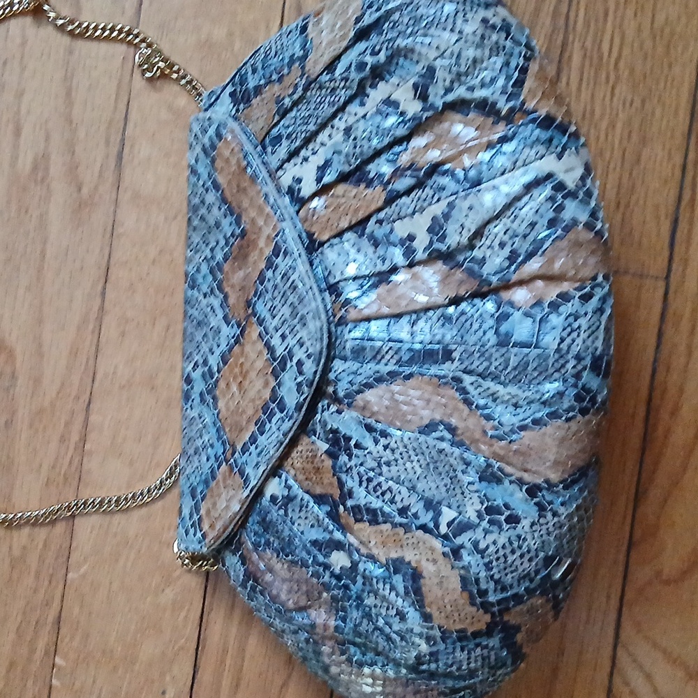 Vintage Tohpo Snakeskin-Look 🐍Evening Bag